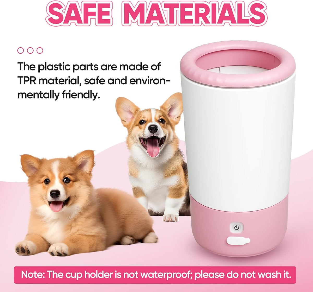PurePaws™ | 360° Electric Dog Paw Cleaner with Soft Brush 